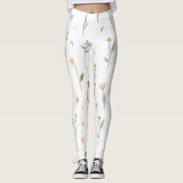 Legging Floral de Primavera de Flor