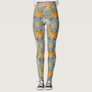 Legging Floral Decorativo/Mandala