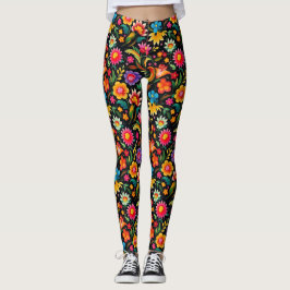 Legging Floral Fiesta mexicana