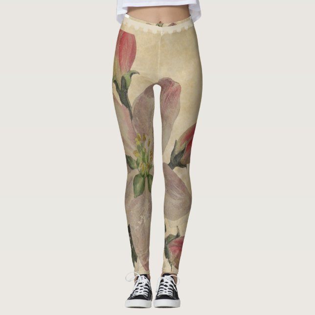 Legging Floral:Leggings Vintage (Frente)