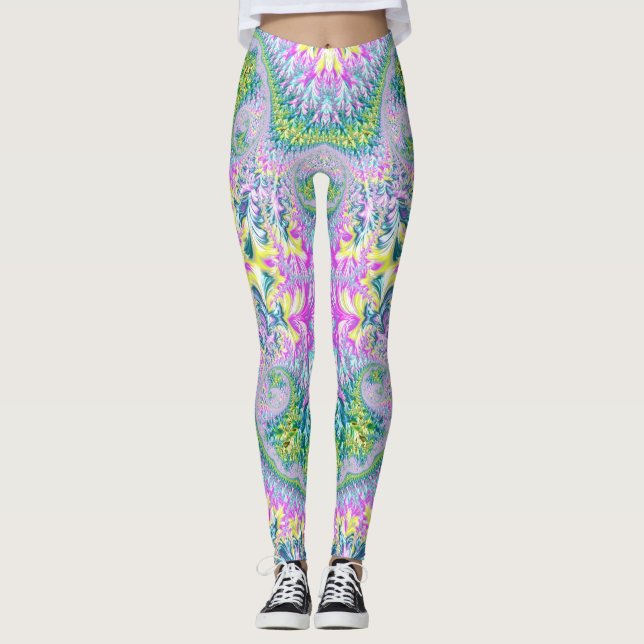 Legging ~ Floral multicolorido ~ Original (Frente)