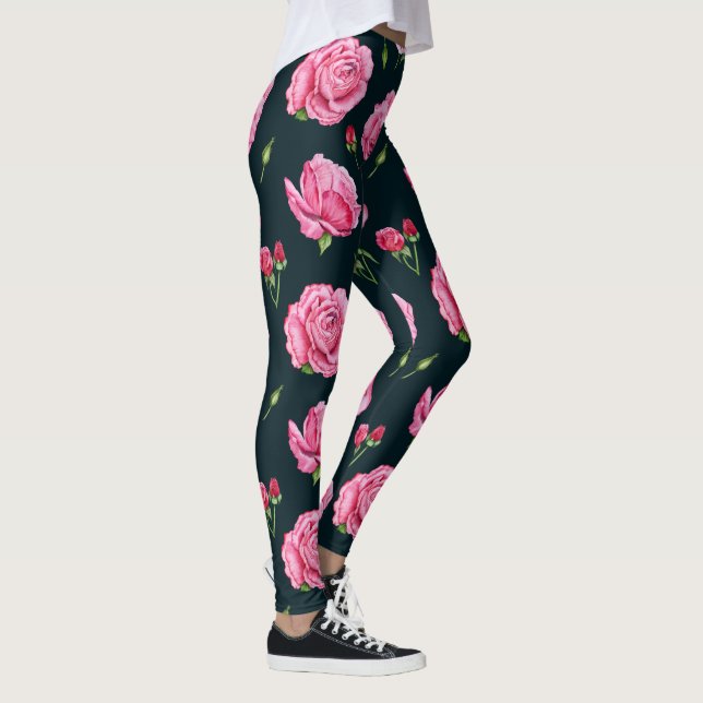 legging floral peônia (Direita)