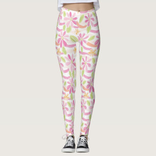 Legging Floral Retro Pastel (2)