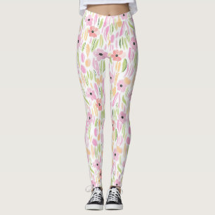 Legging Floral Retro Pastel (5)