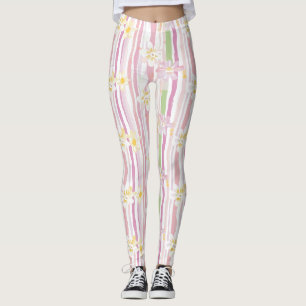 Legging Floral Retro Pastel (9)