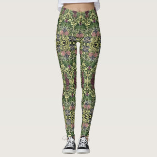 Legging Floral Vitoriana Original Inspirada em William Mor