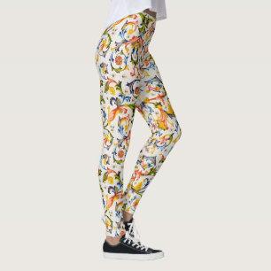 LEGGING FLORENTINE RENAISSANCE FLORAL AMARELO, FLORES