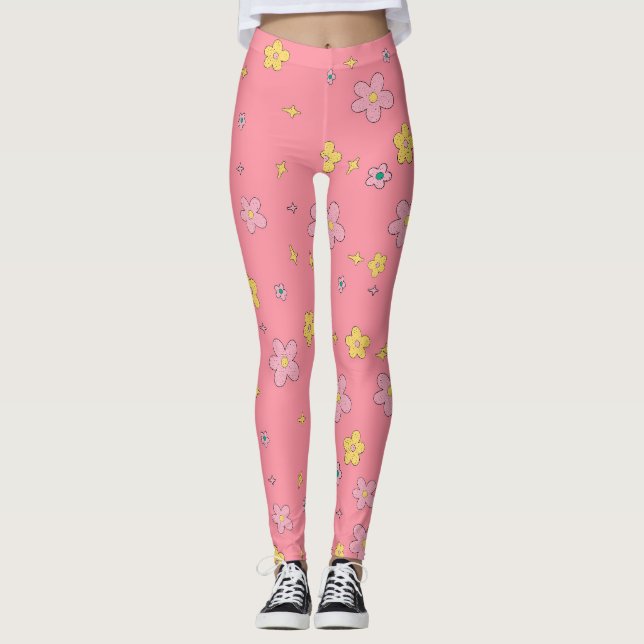 Legging flores 2 (Frente)