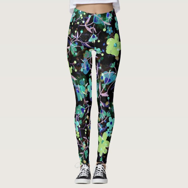 Legging Flores Cuecas - Aquarela (Frente)