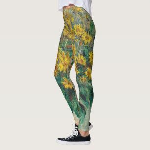 Legging Flores de Alcachofra de Jerusalém por Claude Monet