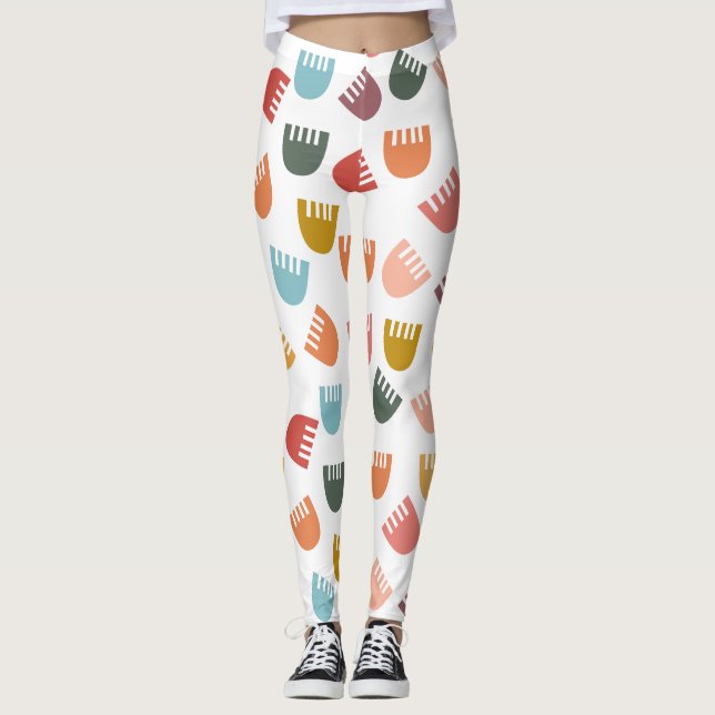 Legging Flores de Boho Mistas (Frente)