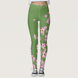 Legging Flores de cerejeira (Sakura)
