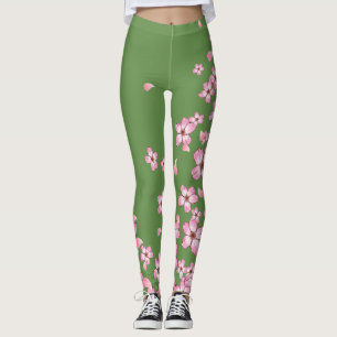 Legging Flores de cerejeira (Sakura)