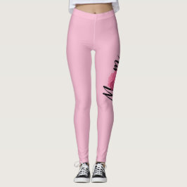 Legging Flores de Estilo de Vintagem Rosa-Chic