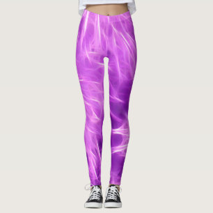 Legging Flores de Formas Roxas Transformadas