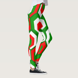 Legging Flores de Hexágonos