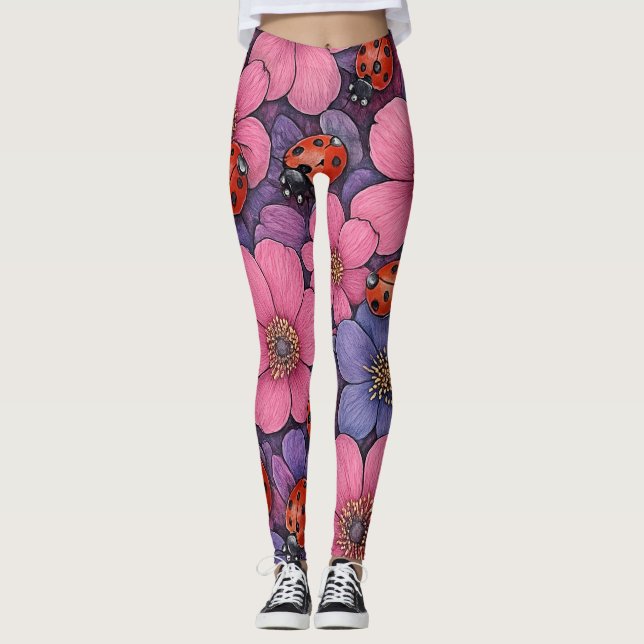 Legging Flores de Joaninha (Frente)