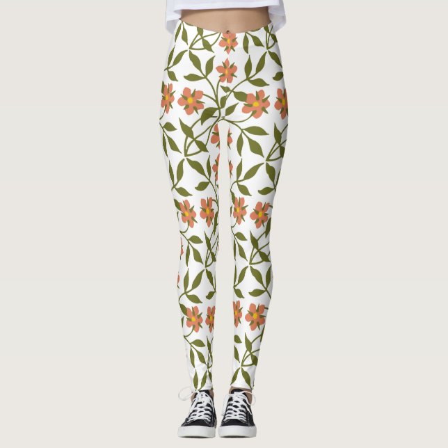 LEGGING FLORES DE LARANJA (Frente)
