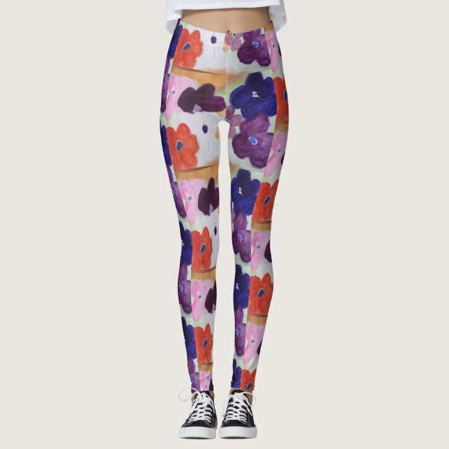 Legging Flores de Mola Anemone (Frente)