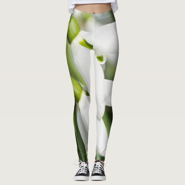 Legging Flores de neve (Frente)