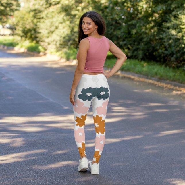Legging Flores de Padrão Floral (Nature Cute Flowers Pattern Floral)
