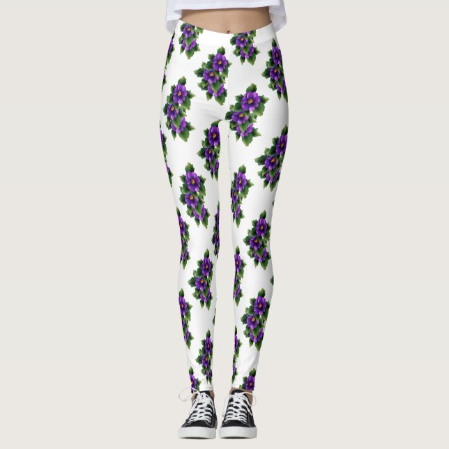 Legging Flores de Paz bonito (Frente)