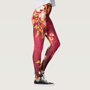 LEGGING FLORES DE PRIMAVERA BRANCA DE PINCO ANTI-QUE FLORA