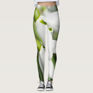 Legging Flores de Snowdrops