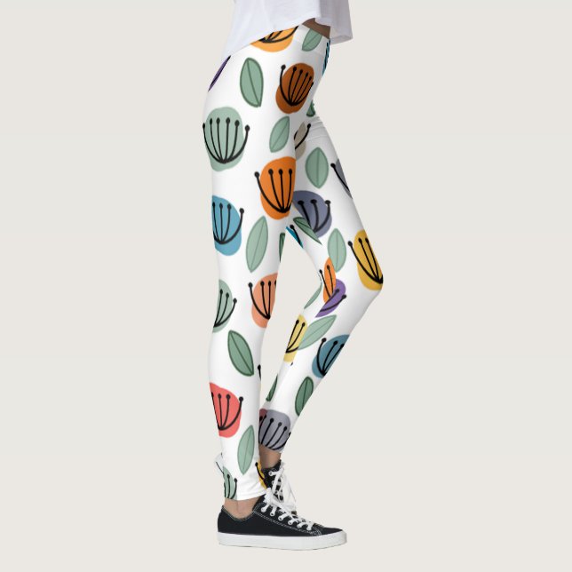 Legging Flores de Taça Scandi (Direita)