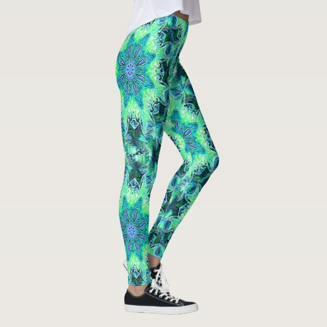 Legging Flores do mar flutuantes"... (Direita)