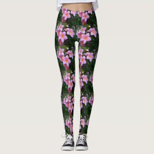 Legging Flores do Plumeria de Havaí