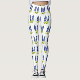 Legging Flores do Texas Flores Selvagens Cadeias