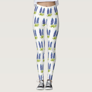 Legging Flores do Texas Flores Selvagens Cadeias