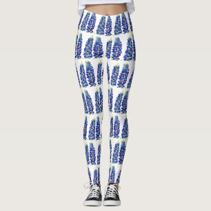 Legging Flores do Texas Flores Selvagens Cadeias
