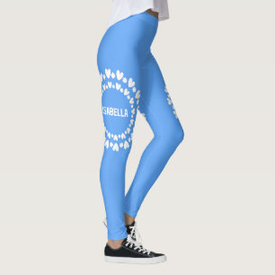 Legging Flores E Corações