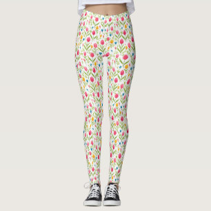 Legging Flores Ensinam Paciência Nos
