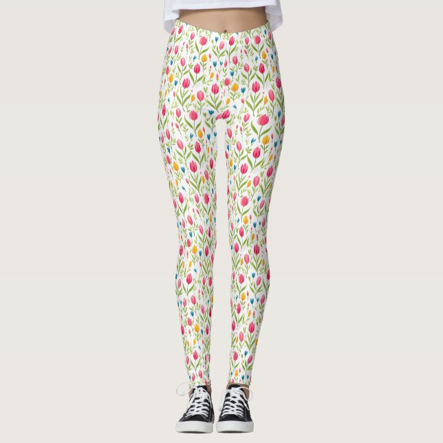 Legging Flores Ensinam Paciência Nos (Frente)
