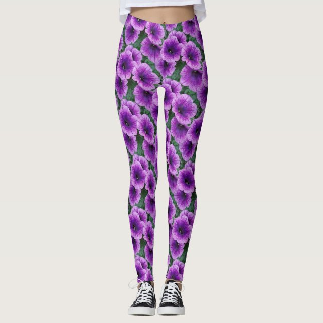 Legging Flores Lilac Petunia (Frente)