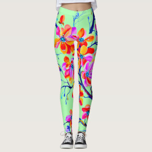 Legging Flores magníficas de Cheryy Sakura
