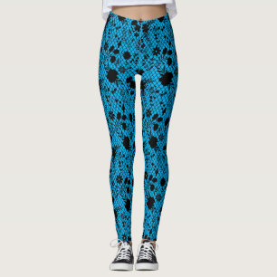 Legging Flores na rede 01.wx4 azul BG
