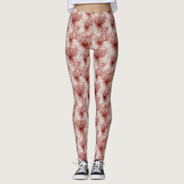 Legging Flores no Véu Escarlate