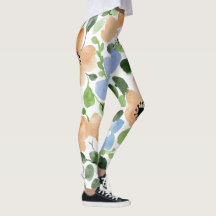 Flores Por Toda Parte, Pêssego, Azul, Cor Verde Da