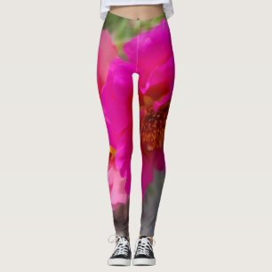 Legging Flores rosa no sol