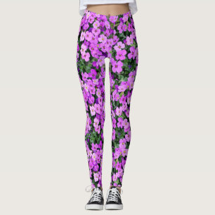 Legging Flores Roxas