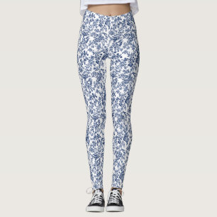 Legging Flores Sangue Para Sua Própria Alegria