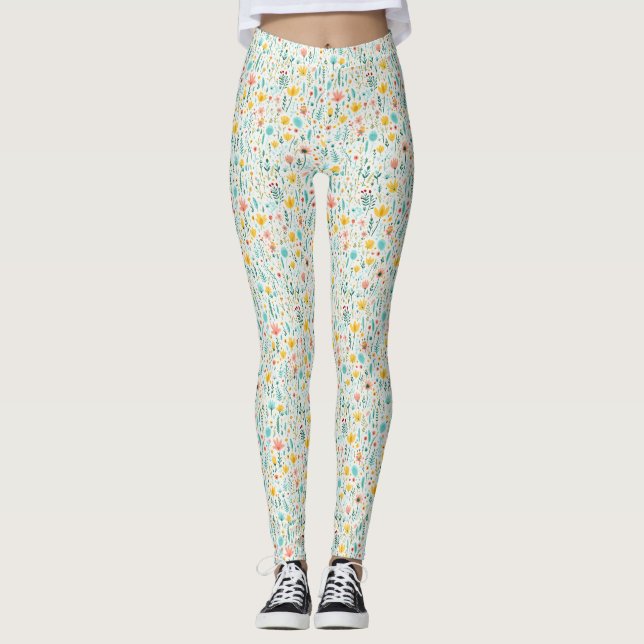 Legging Flores São Os Beijos Da Terra (Frente)