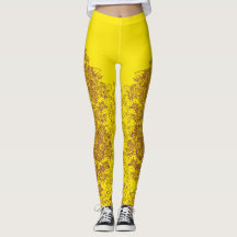 Flores selvagens em Roxo e Douradas por Aleta