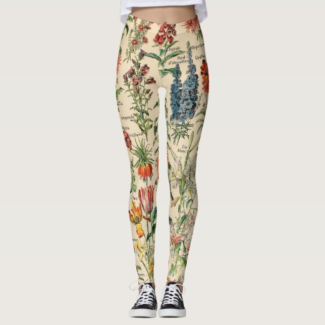 Legging Flores Vintage por Adolphe Millot (Frente)
