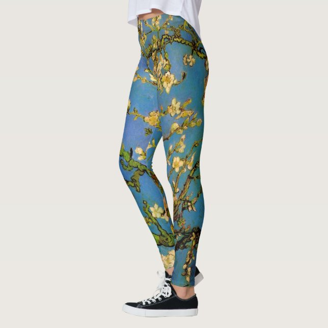 Legging Floresta de Amêndoa Brilhante por Vincent van Gogh (Esquerda)