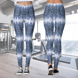 Legging Floresta de inverno mágico - inverno azul e legal